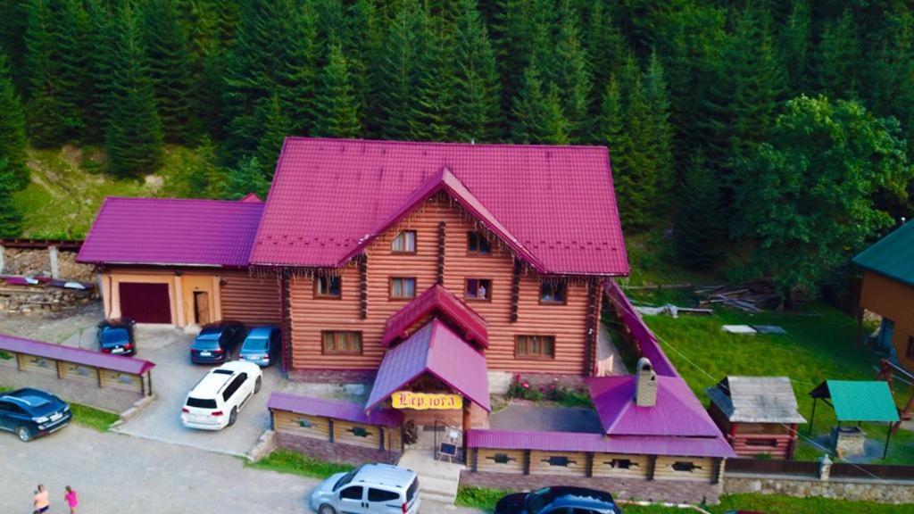 Hotel Berloga-Sinevir Synevyrsʼka Polyana 外观 照片